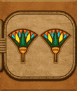 Anch und Fächer Symbol