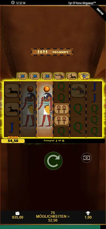 Mehrere Expanding Wilds während Free Spins mit sichtbarem Zusatzspin-Zähler